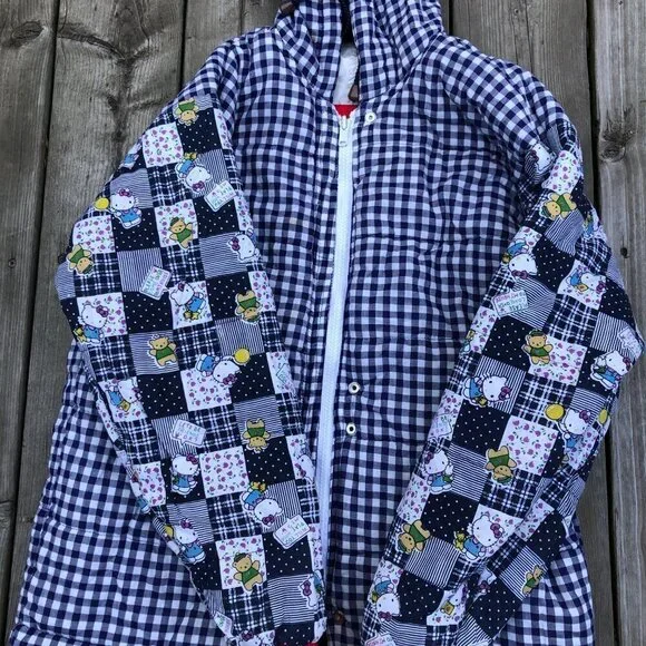 Vintage Hello Kitty X Disney Mickey Mouse Embroidered Reversible Jacket - Picture 12 of 16